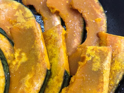 かぼちゃのオリーブオイル焼き
